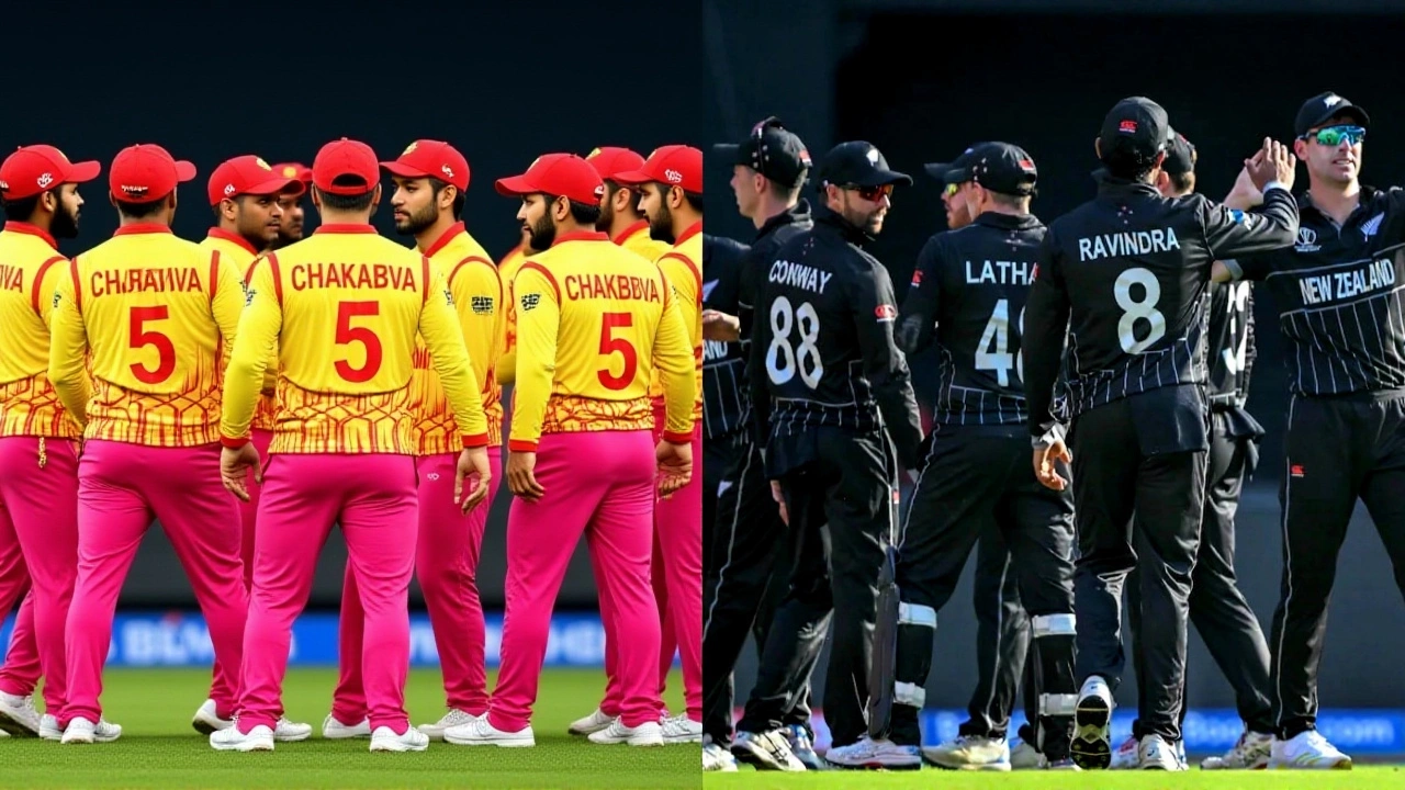New Zealand Crushes Zimbabwe by 8 Wickets in T20I Tri Series Opener
